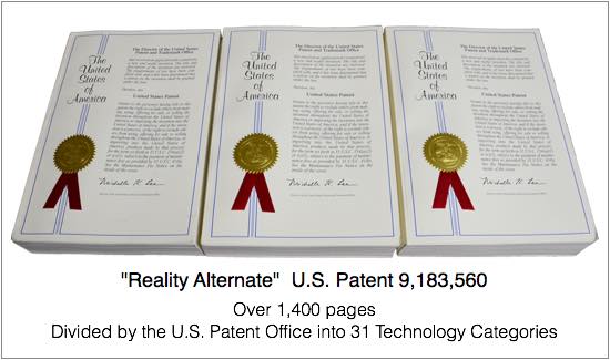 Expandiverse Digital Earth Technology: The "Reality Alternate" Patent